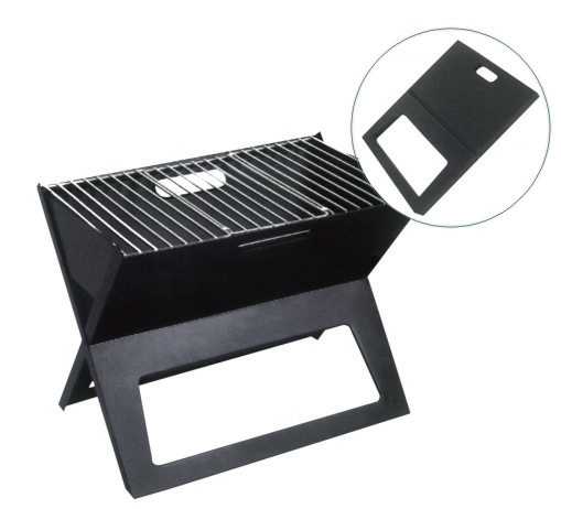 BH-CN8002 Mini Foldable Steel BBQ Grill 3.5mm Cooking Bars Instant Foldable & Easy Portability For Outdoor Barbecues Camping Traveling Picnics Garden Beach Party