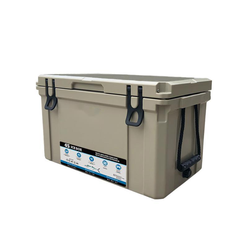 HT-BH45 Solid Portable Plastic Cooler Box Keep Ice Frozen Longer