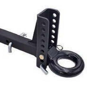 BH-TG009 Heavy-Duty Adjustable Trailer Hitch With Eye Assembly, Trailer Ring
