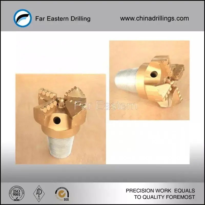 6 Inches PDC Drag Bit 4 wings for hard well drilling