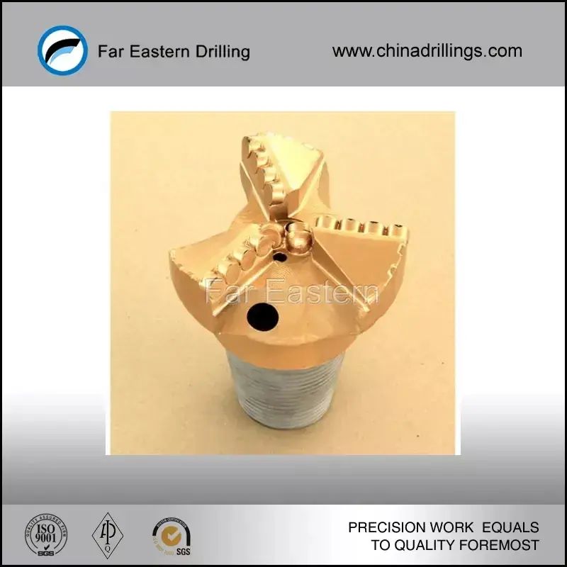 API 5 5/8 inches PDC Drag Bit 3 Blades for hard formation