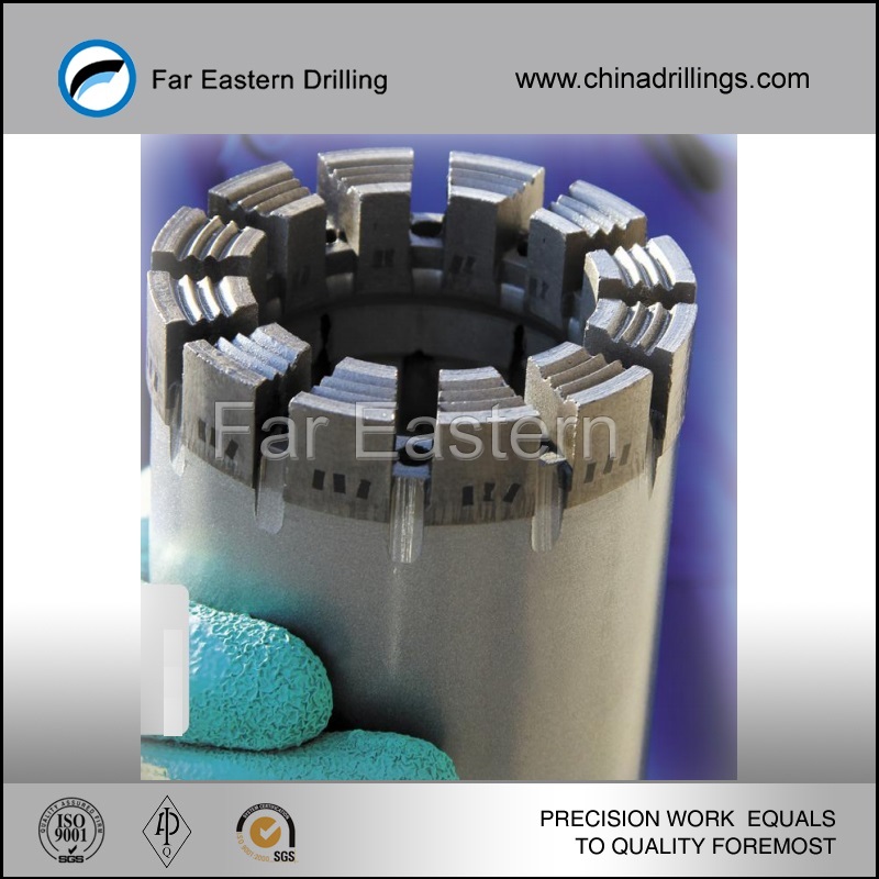 Impregnated Diamond Core Bit for geological exploration mineral