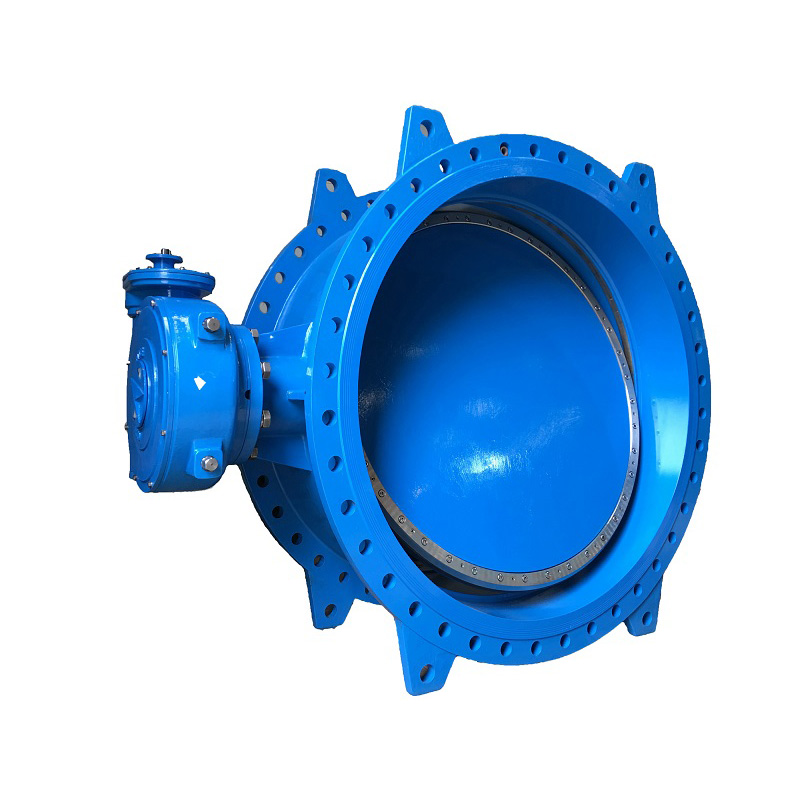 BUV-1110 DOUBLE ECCENTRIC DOUBLE FLANGE RUBBER SEATED BUTTERFLY VALVE