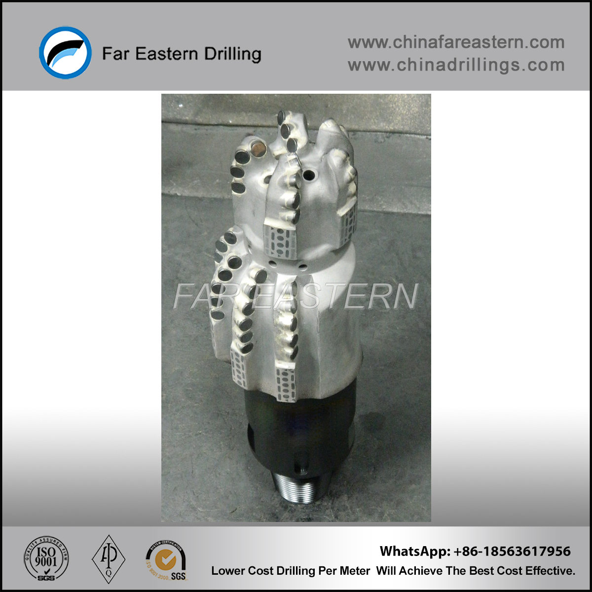 API factory of PDC bi center drilling bit for oil well and completion