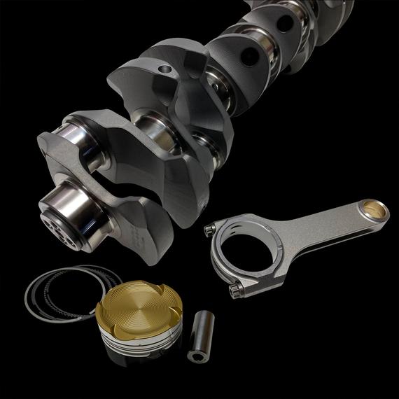 Upgrade Your Mitsubishi 4B11T Evolution X with a Powerful 2.5L Stroker Kit - 98mm Stroke Billet Crank and High-Performance Rods