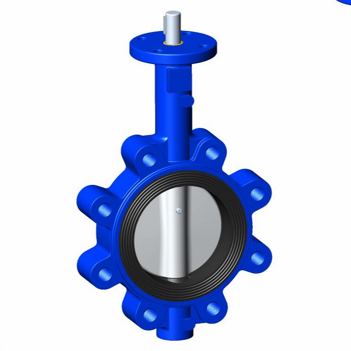 BUV-1108 RUBBER LINER WAFER LUG TYPE BUTTERFLY VALVE WITH PINS