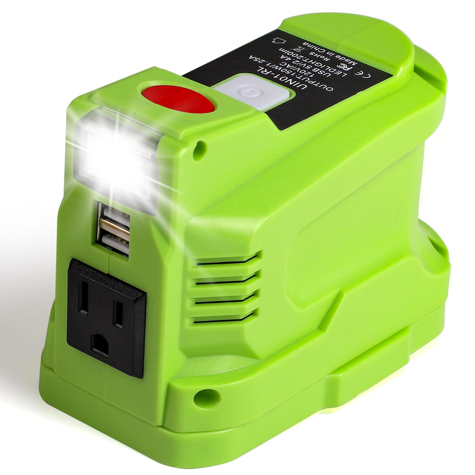 Urun Battery Inverter Compatible with Ryobi 18V Battery