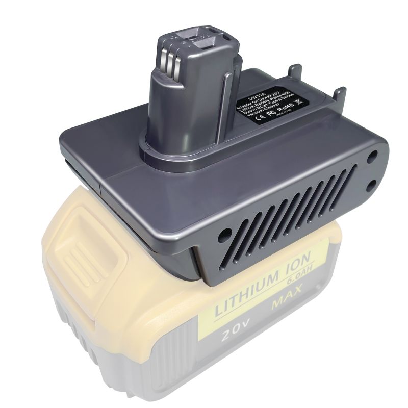 Dewalt 18V Battery Adapter for Dyson Vacuum Cleaner/Sweeper
