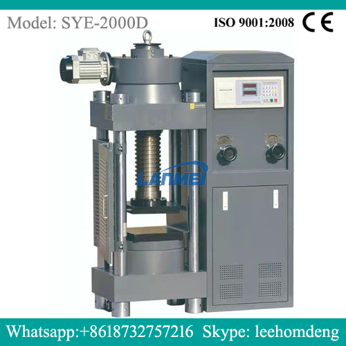 2000KN Concrete Pressure Testing Machine