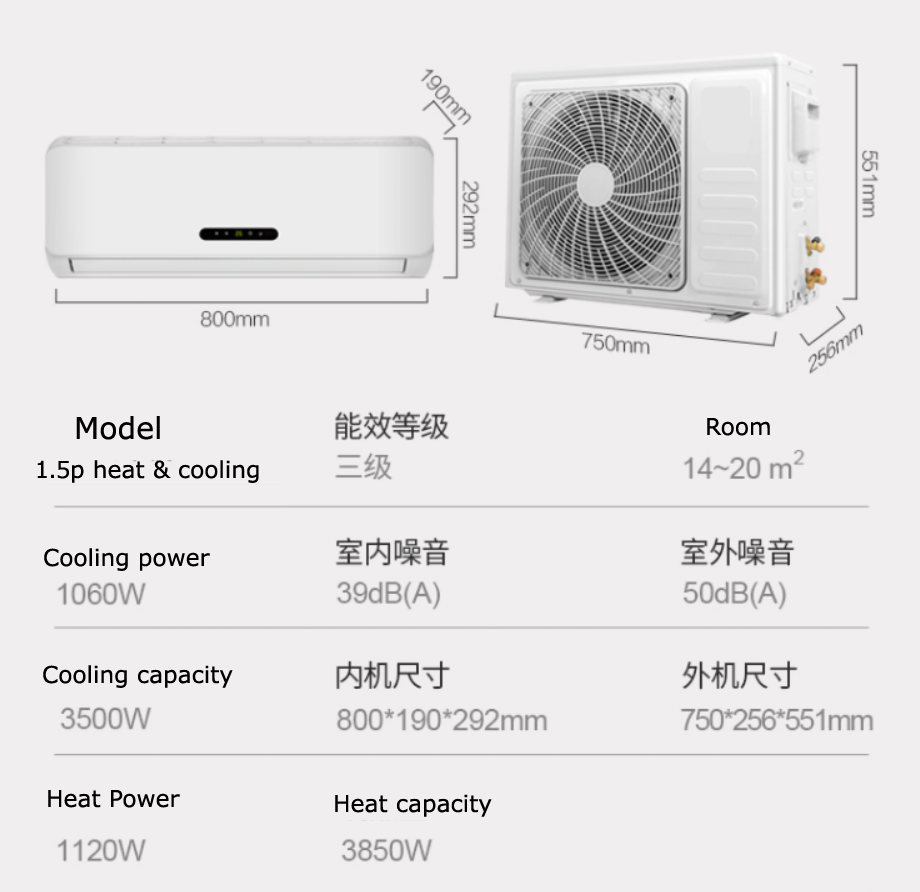 air conditioner 1.5P