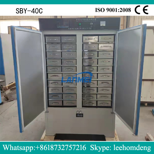 SBY-20C SBY-30C SBY-40C Drawer Type Cement Constant Temperature Water Curing Cabinet