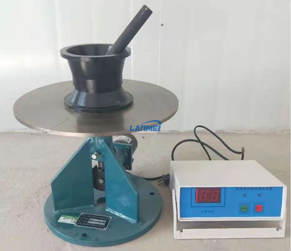 Cement Mortar Consistency Test Flow Table Testing Machine,Cement Vibration Meter