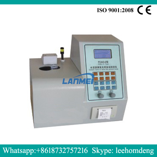 Automatic free calcium oxide tester