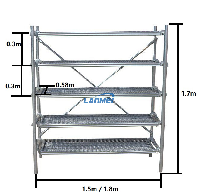 Concrete curing room test block shelf