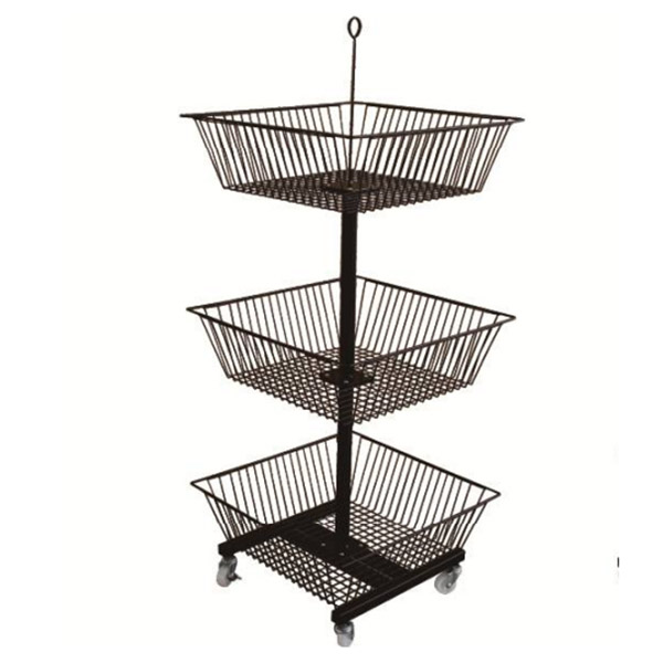 Wire basket display rack YD-M001