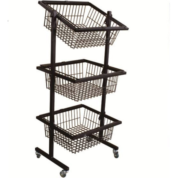 Wire basket display rack YD-M002