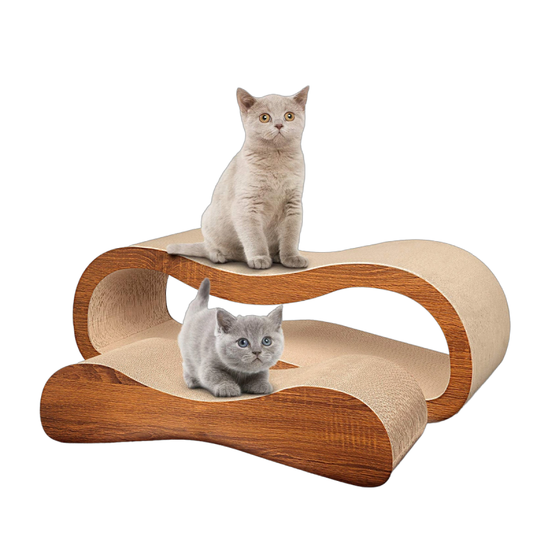  2 In 1 Oversized Cat Scratching Board Set Cat Bed, Cat Recliner, Temu/ Amazon Hot Sale