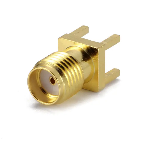 Straight SMA Female Jack Connector Solder Thru Hole PCB Mount SMA Connector