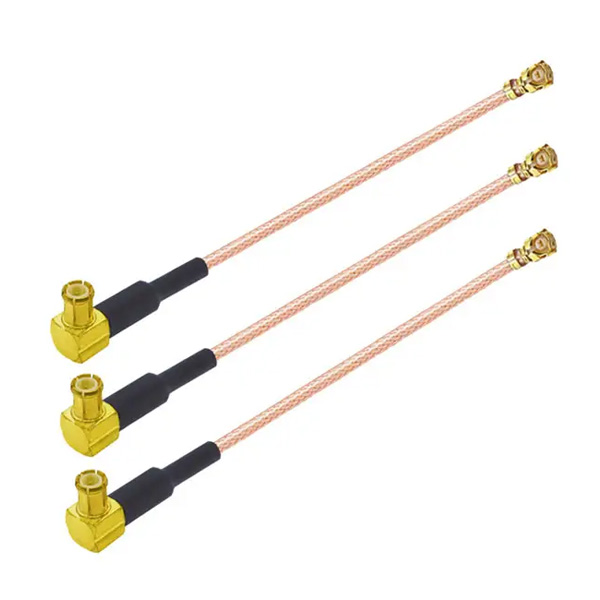 UFL IPEX To Right Angle MCX Plug Male Pigtail With RG178 Jumper Cable 