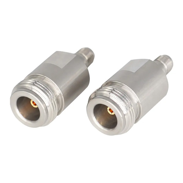 Stainless Steel Precision RF 18GHz Connector SMA Female To N Female Adapter