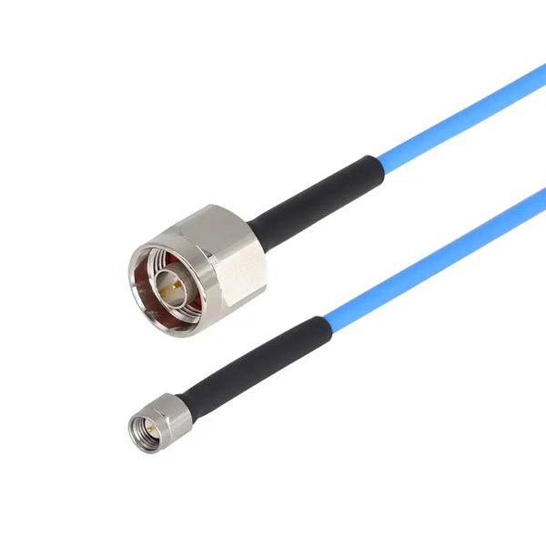 SMA Male To N Male Test Cable Low Loss Flexible Cable 18GHz, Phase Stable vs. Temperature