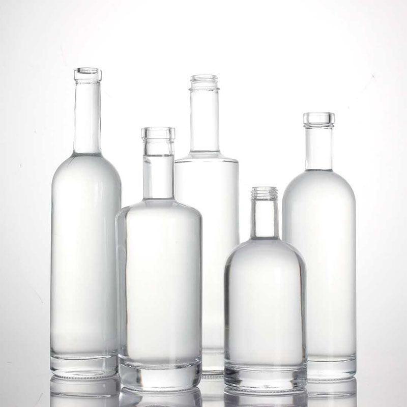 750ml standard vodka glass bottle