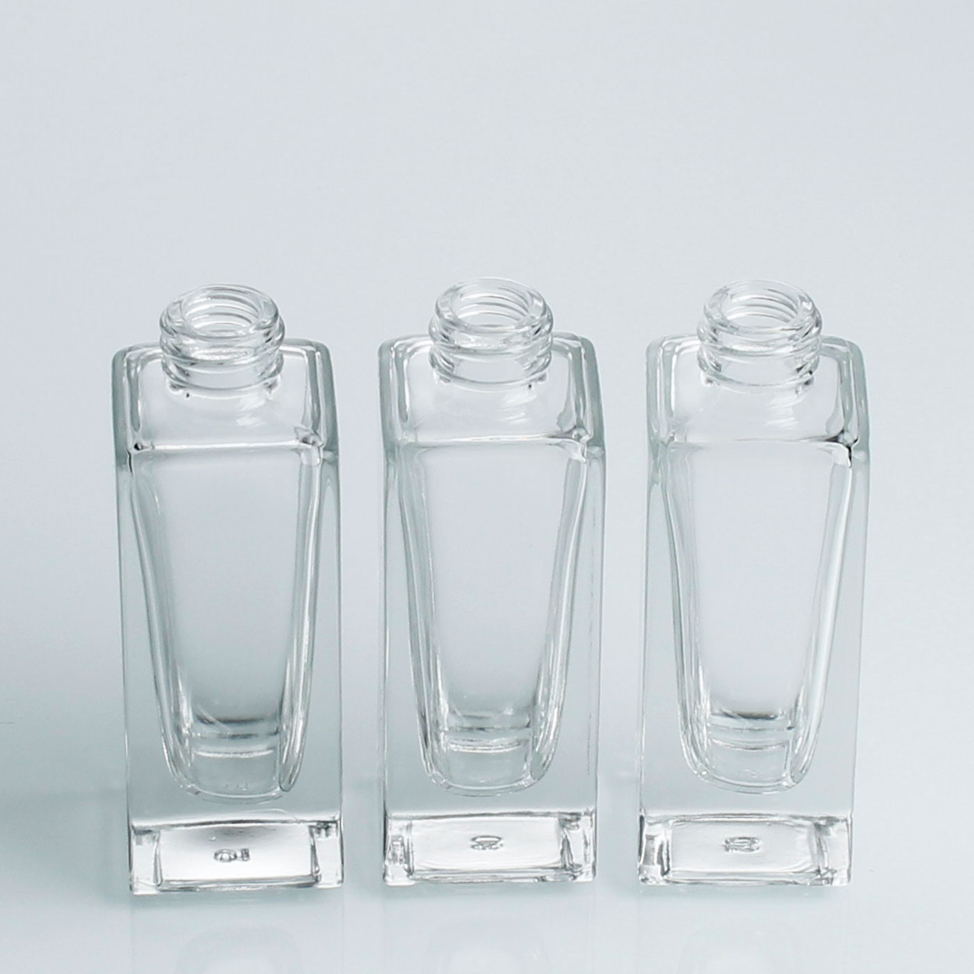 Customized empty 10ml mini Glass luxury perfume Bottle square fragrance bottle 