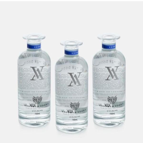 Premium Customized Screen Printing 700ml 70cl high Flint Clear Vodka alcohol bottle