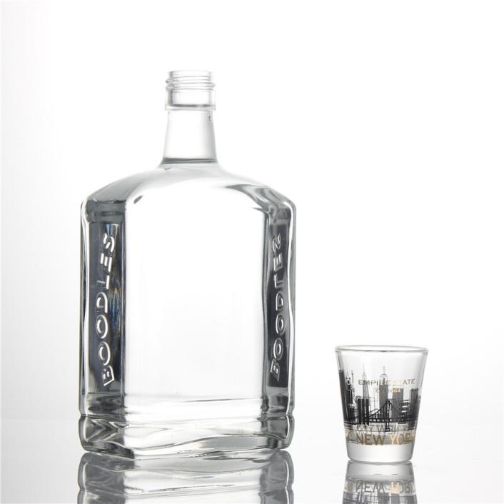 Vodka glass bottles 