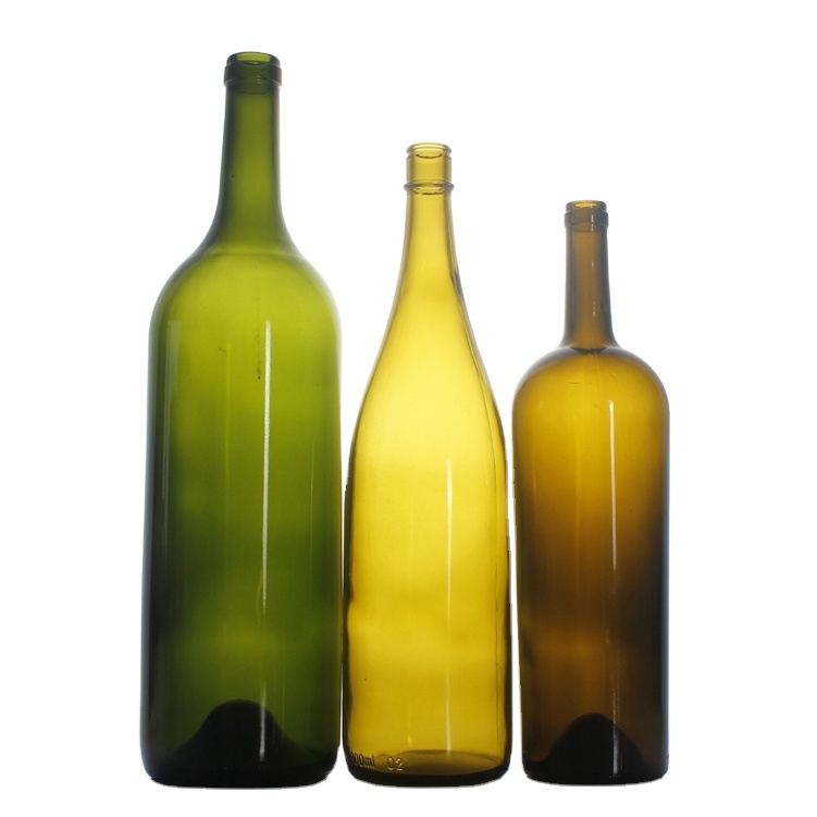 China wholesale 375ml Empty Bordeaux glass Bottle burgundy bottle Wine Glass Bottles custom logo