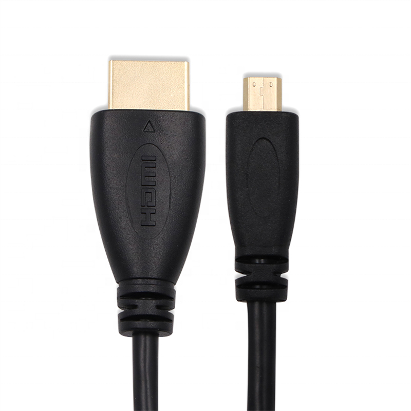 HDMI CABLE VN-HD14 Vnew Top Seller Black Stable Gold Plated 1080P High Speed Micro Male to Hdmi Male Hdmi Cable for HDTV
