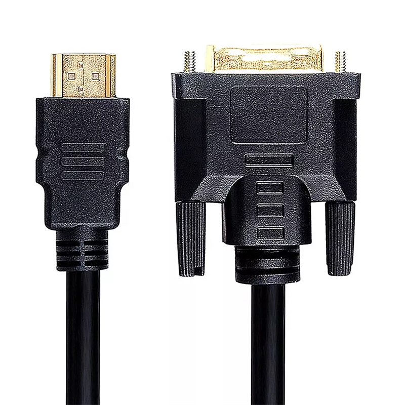 VN-DVI01 Vnew Factory Hot Sell 24k+1 PIN Gold Plated Hdmi Male to DVI Male Cable for PS3 PS4 HDTV Project Computer