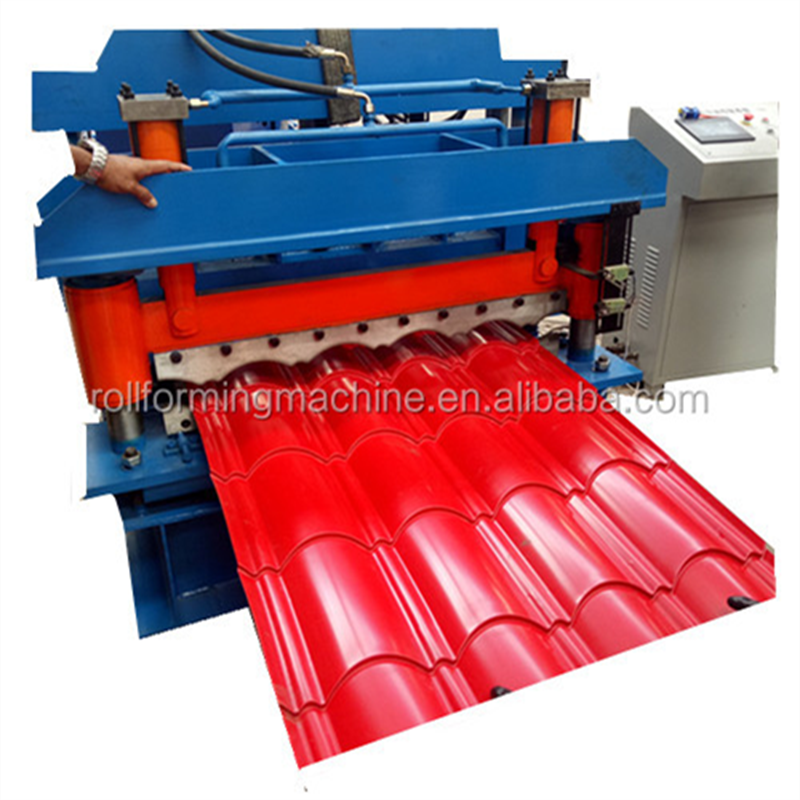 Glazed Tile Roll Forming Machine Metal Roofing Tile Making Machine for Building Material Machinery