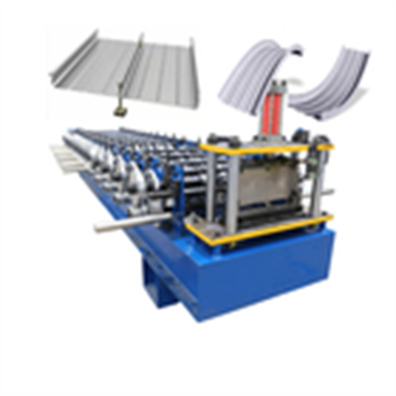 Standing Seam Roll Forming Machine, Color Steel Panel Roofing Building Forming Machine