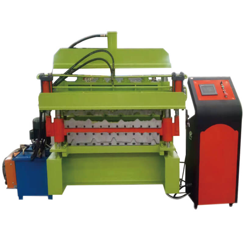 Highly efficient and versatile portable roll forming machine for on-site production