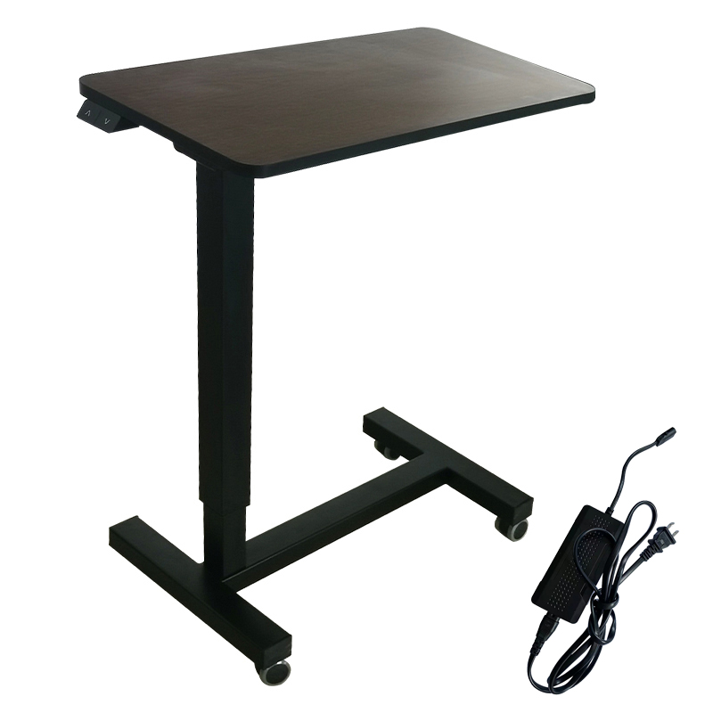 Electric Lift Overbed Table - Convenient and Versatile Medical Furniture