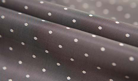 Jacquard Yarn-dyed Coat Fabric Cupra Lining with a Dot Pattern
