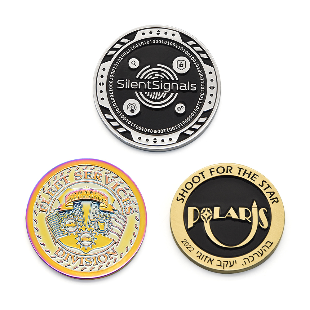 Hot selling China manufacturer soft enamel free design collect challenge coins