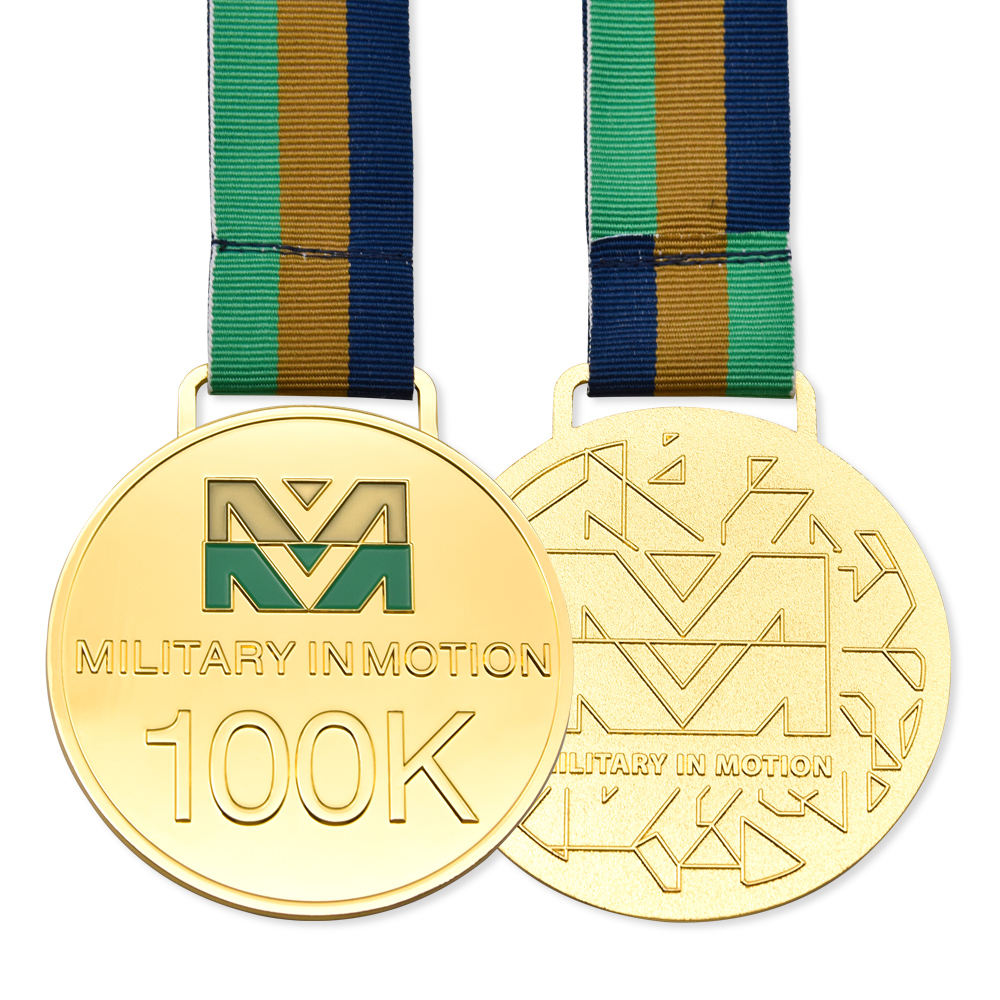  Custom Gold Awards Wholesale Bulk Metal Engraved Medal