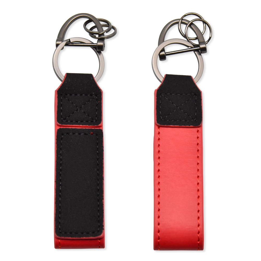 Leather Keychain Metal Keychain Custom PU Leather Key Chains