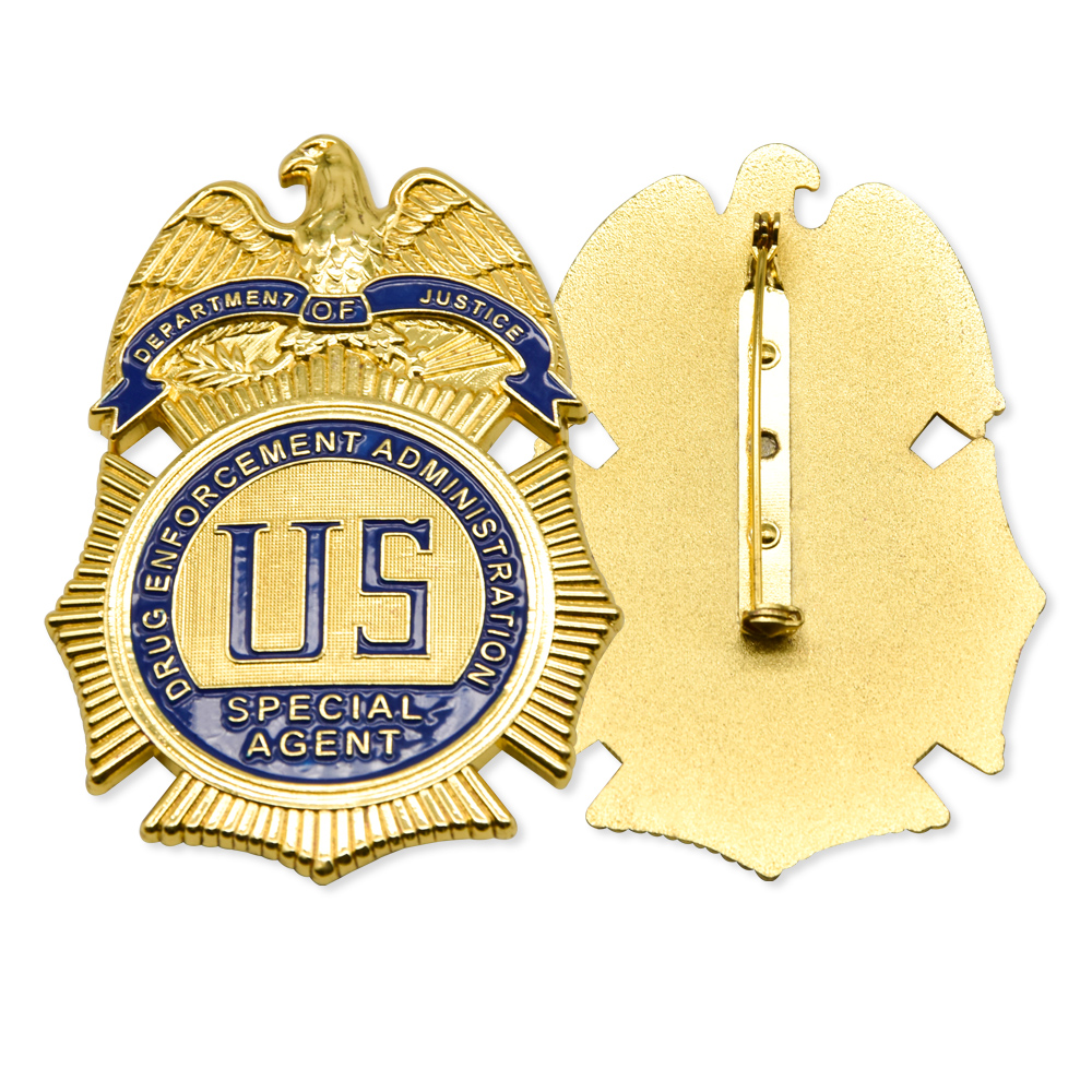 Imitation Gold Policeman Badge 3D Police Badge