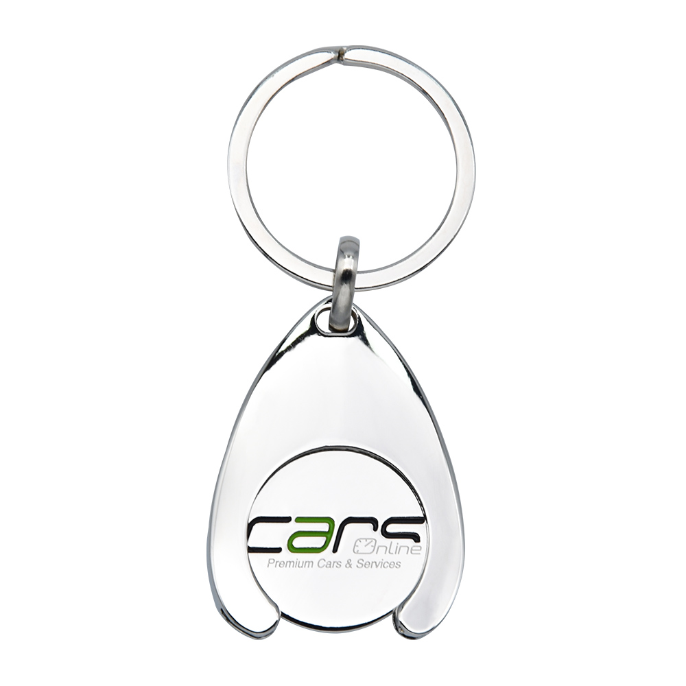  OEM Manufacturer Customized Metal Trolley Coin Key Chain