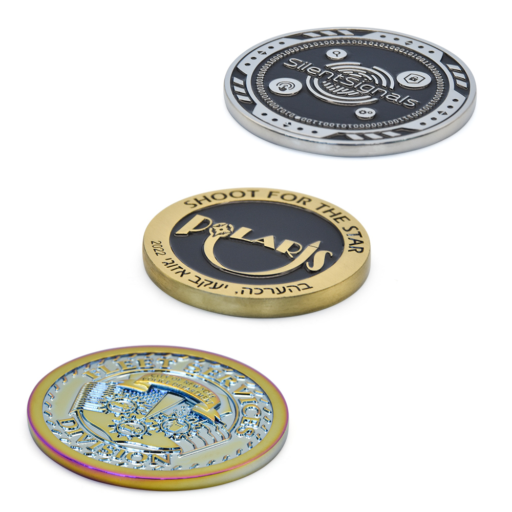 Hot selling China manufacturer soft enamel free design collect challenge coins