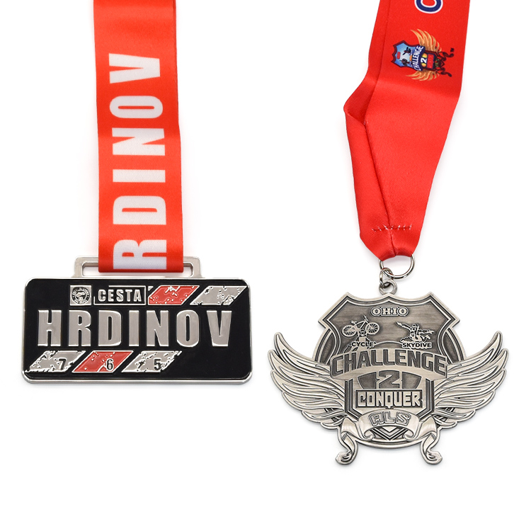Manufacturer Custom Marathon Running Race Zinc Alloy 3D Sports Metal Medal Award Medals Supplier