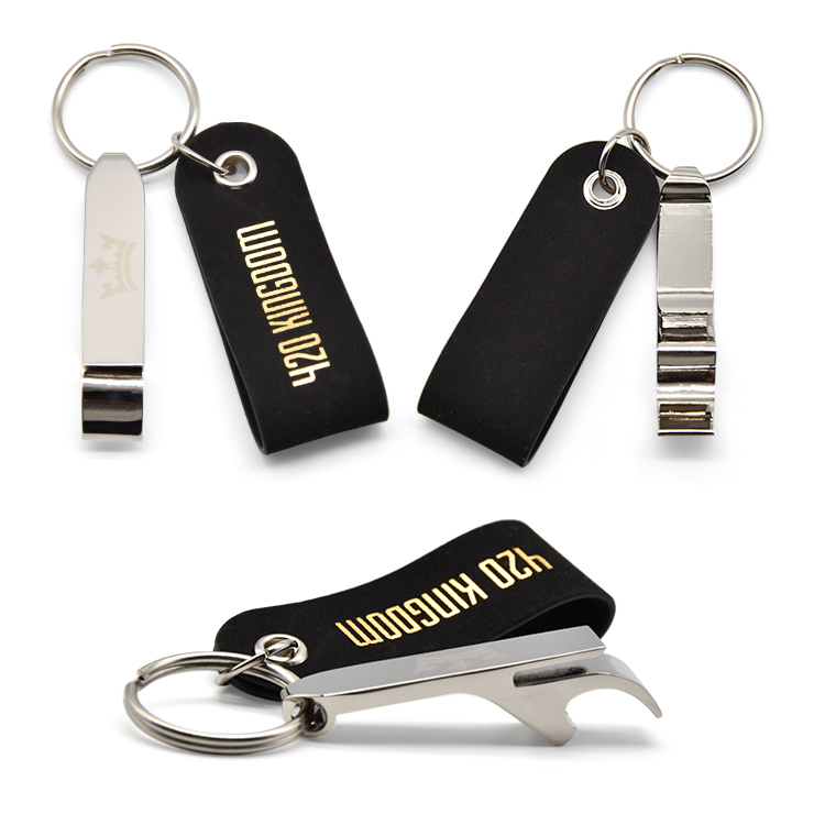 Customized Logo Small Convenient Manual Handheld Portable Bottle Opener Keychain