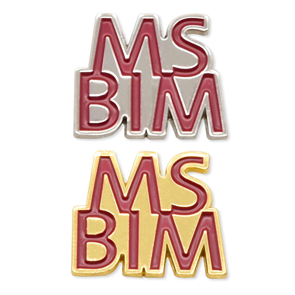 Custom Letter Lapel Pin Bulk Enamel Metal Badge Pin