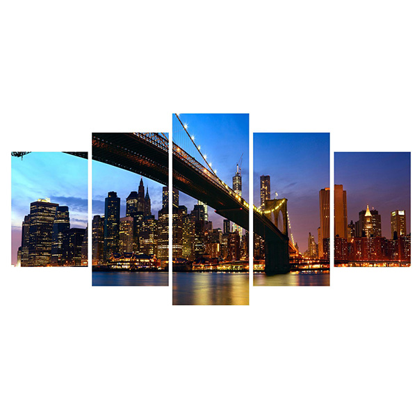 5 Pieces ,3 Pieces Wall Art high quality custom art printing canvas 