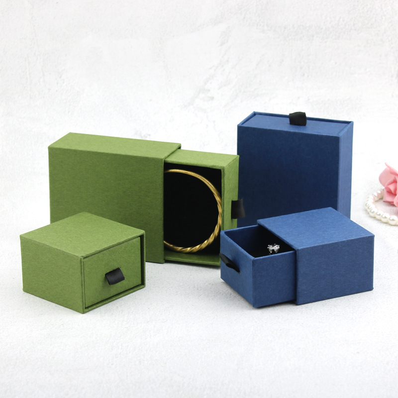Costom paper cardboard storage jewelry box drawer Supplier