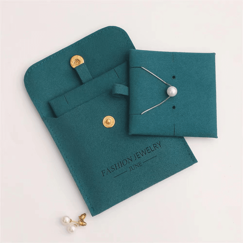 Custom Logo Printed Velvet Cotton Jewelry Bag from China
