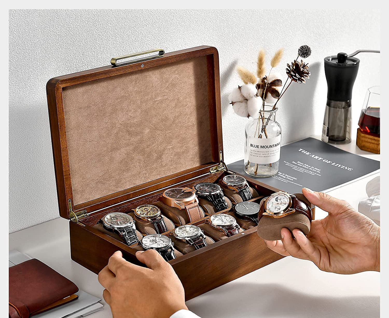Handmade Rustic Jewelry Organizer: A Functional and Stylish Storage Solution
